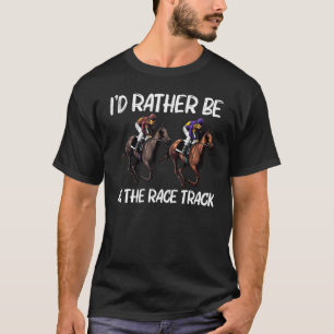 Camiseta Corrida de Cavalos Legal Para Homens Mulheres Jock
