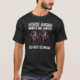 Camiseta Corrida de Cavalos Legal Para Homens Mulheres Jock