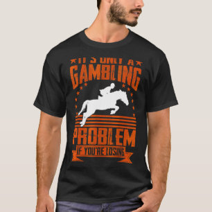 Camiseta Corrida de Cavalos Para Homens Mulheres Equitadore