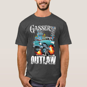 Camiseta Corrida de Corrida de Arrasto de Vintage, Classe d