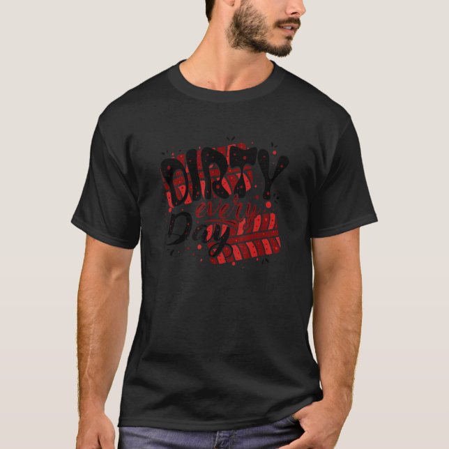 Camiseta Corrida de diafragma suja todos os dias (Frente)