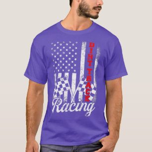 Camiseta Corrida de diafragmas - Carro de Raça de Bandeiras
