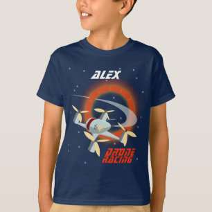 Camiseta Corrida de Drones estilo Vintage