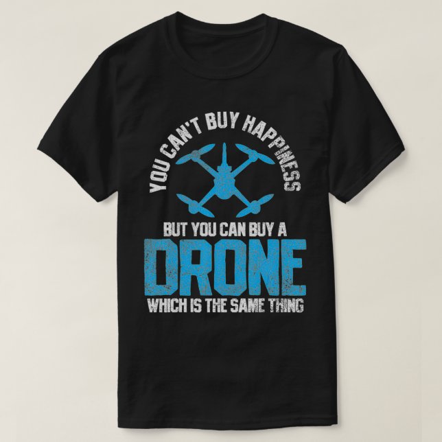 Camiseta Corrida de Drones Quadcopter (Frente do Design)