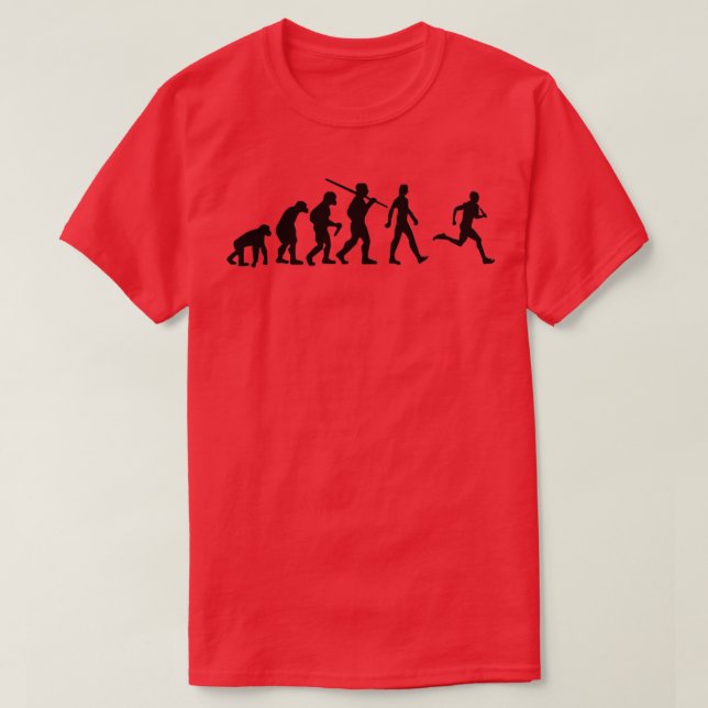 Camiseta Corrida de Evolução do Runner (Frente do Design)