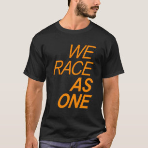 Camiseta Corrida De Fórmula Raça Como Um Circuito Do Arco-Í