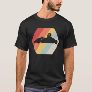 Camiseta Corrida de Kart Retro Piloto de Kart Vintage GoKar