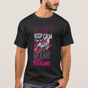 Camiseta Corrida de Kart Vintage Não Posso Manter a Calma E