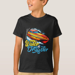 Camiseta Corrida de lancha rápida masculina, pilotagem de b