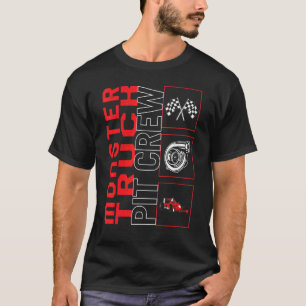 Camiseta Corrida de Maquinistas de Carros de Caminhão Monst