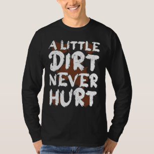Camiseta Corrida de Moto Off-Road Um Pouco de Terra Nunca