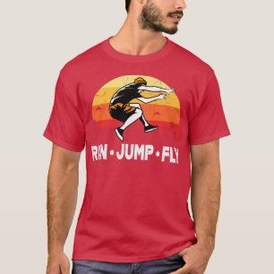 Camiseta Corrida de Parkour Saltar Voar