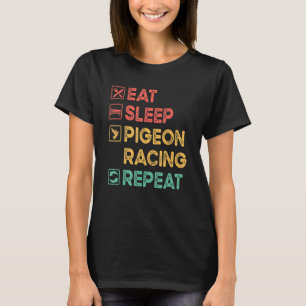 Camiseta Corrida de Pombos Criador de Pombos Corrida de P