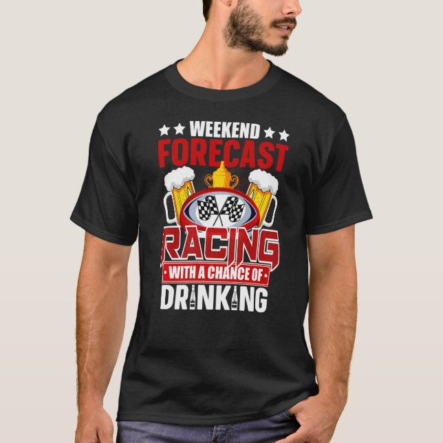 Camiseta Corrida De Previsão No Fim De Semana Com Possibili (Frente)