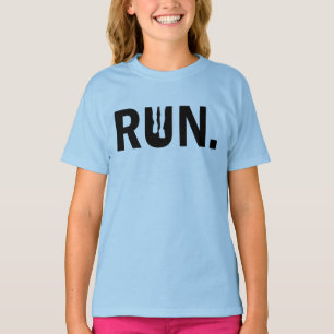 Camiseta Corrida de Silhouette para a Maratona Runner