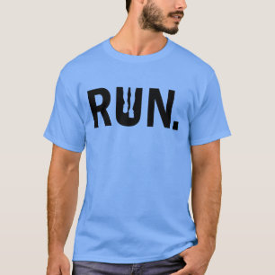 Camiseta Corrida de Silhouette para a Maratona Runner