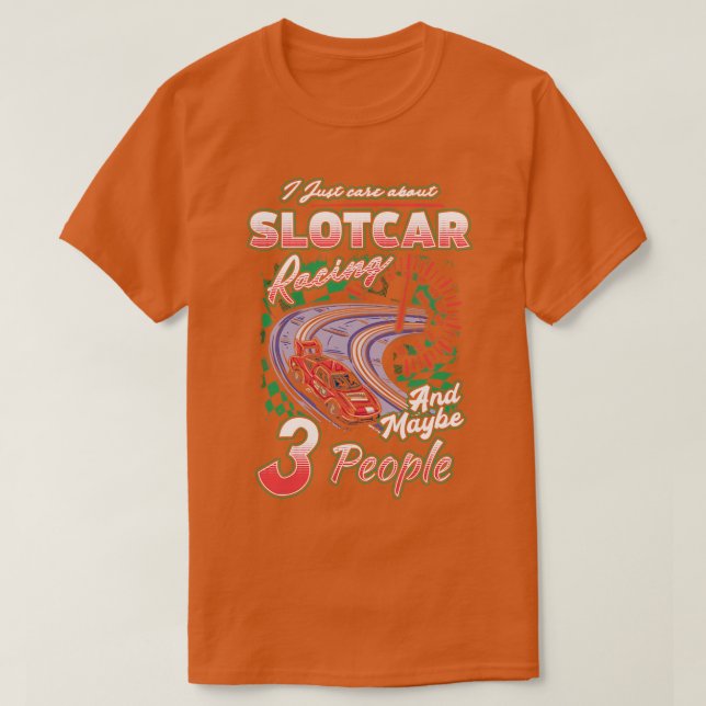 Camiseta Corrida de Slot Engraçada (Frente do Design)