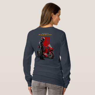 Camiseta Corrida de Superbike Paixão Máxima Gráfico de Cicl