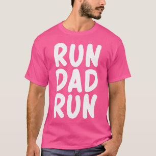 Camiseta Corrida Divertida Pai Maratona 5K Dia de Corrida e