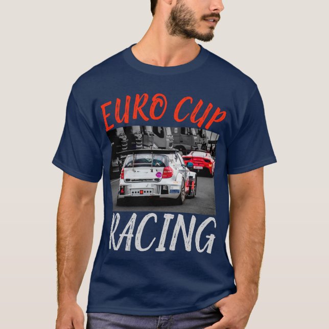 Camiseta Corrida do Carro da Taça do Euro (Frente)