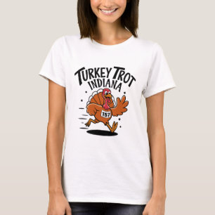 Camiseta Corrida do Dia de Ação de Graças Turkey Trot India