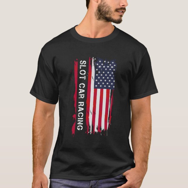 Camiseta Corrida E Presente De Carro De Slot (Frente)