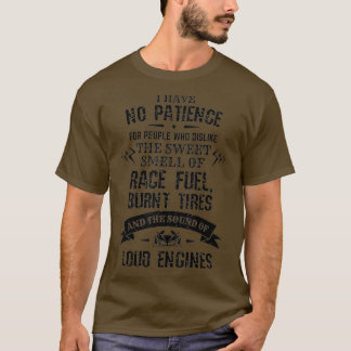 Camiseta Corrida Engraçada Para Entusiastas De Automóveis E