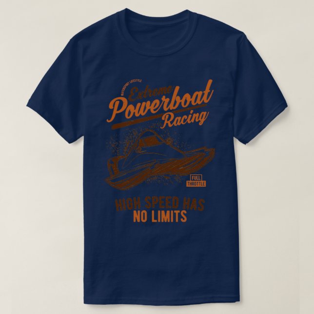 Camiseta Corrida Extreme Powerboat (Frente do Design)