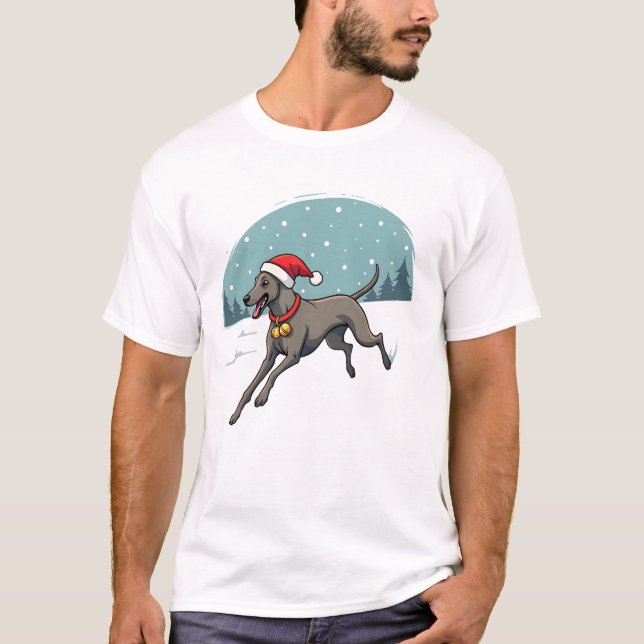 Camiseta Corrida Festiva do Greyhound (Frente)