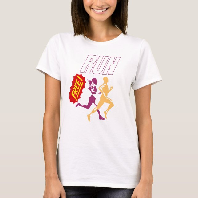 Camiseta corrida livre (Frente)