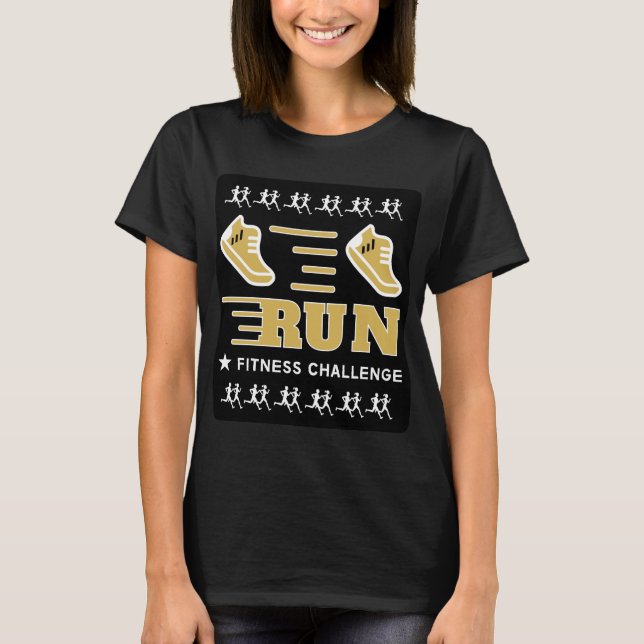 Camiseta Corrida Obter Ajustado Suporte Motivacional Mug Ba (Frente)
