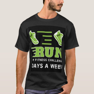 Camiseta Corrida Obter suporte motivacional para Ajustados