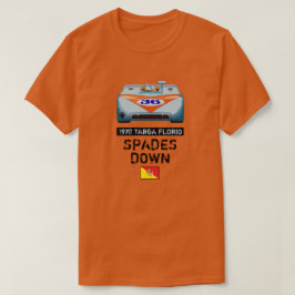 Camiseta Corrida para BAIXO de SPADES de Dois Lados