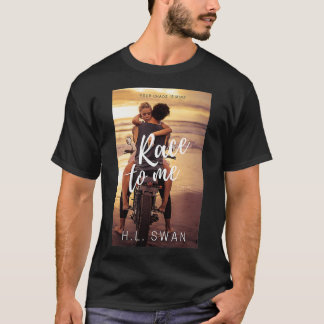 Camiseta Corrida para mim cobrir de livros