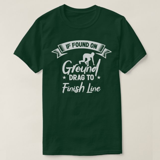 Camiseta Corrida Runner em Execução (Frente do Design)