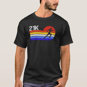Camiseta Corrida Vintage de 21K Meia Maratona Meio Maratoni