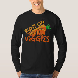 Camiseta Corridas Baseadas Em Plantas Carrot Go Vegan