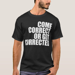 Camiseta corrigir ou corrigir