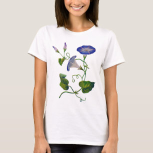 Camiseta Corriolas azuis bordadas