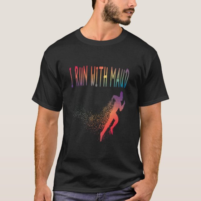 Camiseta corro com o Maud Blm (Frente)