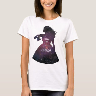 Camiseta Corro no Café Galaxy Woman T-Shirt