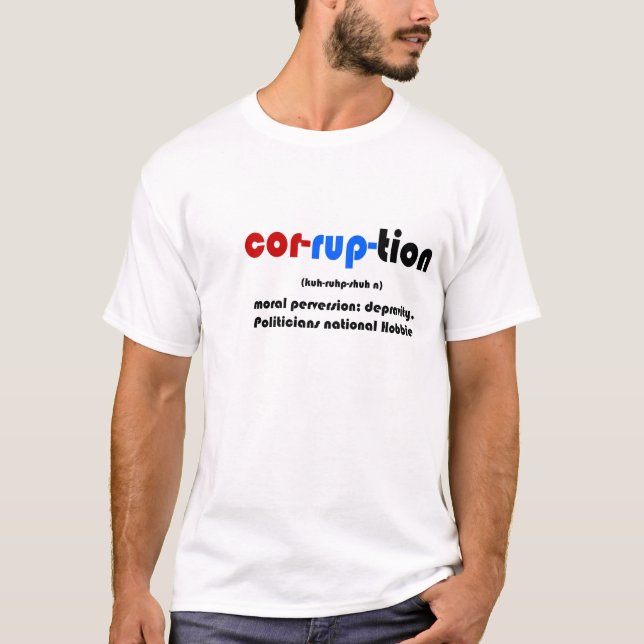 CAMISETA CORRUPÇÃO (Frente)