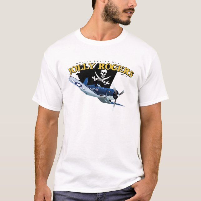 Camiseta Corsário f4U Rogers alegre (Frente)