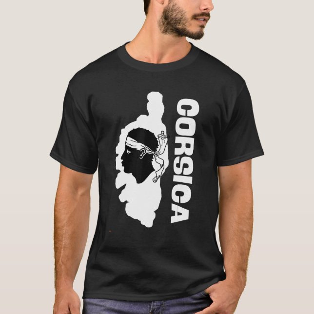 Camiseta Córsega 2b Head De Maure Córsega França (Frente)