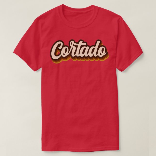 Camiseta Cortado (Frente do Design)