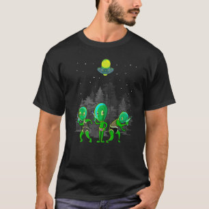 Camiseta Cortado de Ficção Científica Por Rapto De Ufo Extr