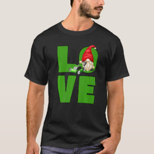 Camiseta Cortador de Grama Amor Jardim Vovô Gnomo Para Gram