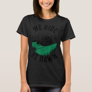 Camiseta Cortador de grama de giro zero Nós andamos ao aman