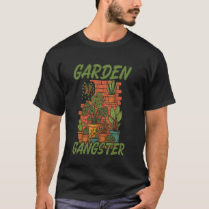 Camiseta Cortador de grama de jardinagem Retrô Vintage Jard