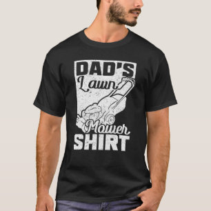 Camiseta Cortador De Grama Do Papai Jardineiro Masculino